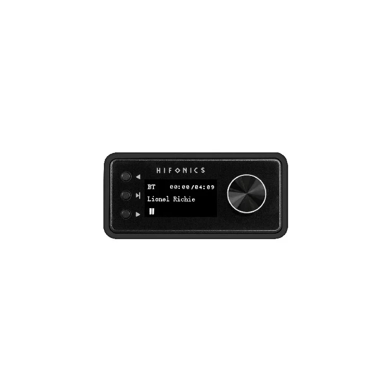Vista frontal del controlador Remoto con Pantalla OLED Hifonics HF DMC