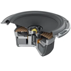 hertz mpx 165 3 pro altavoz coaxial seccionado componentes internos