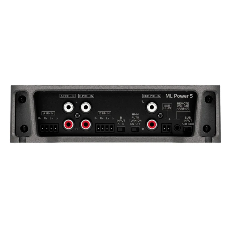 INPUTS Hertz ML Power 5 950W Amplificador Clase D de 5 CanaleS