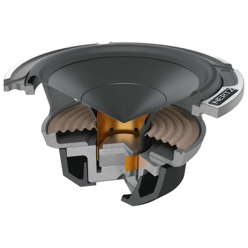 pareja de altavoces de medios de 70 mm (3") hertz mp 70 3 pro construccion