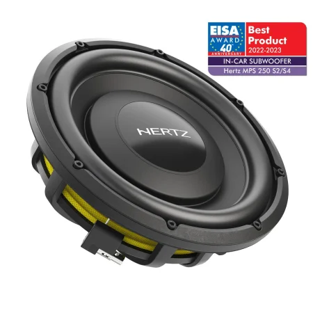 subwoofer plano 10" hertz mps 250 s4 serie mille pro 500w rms