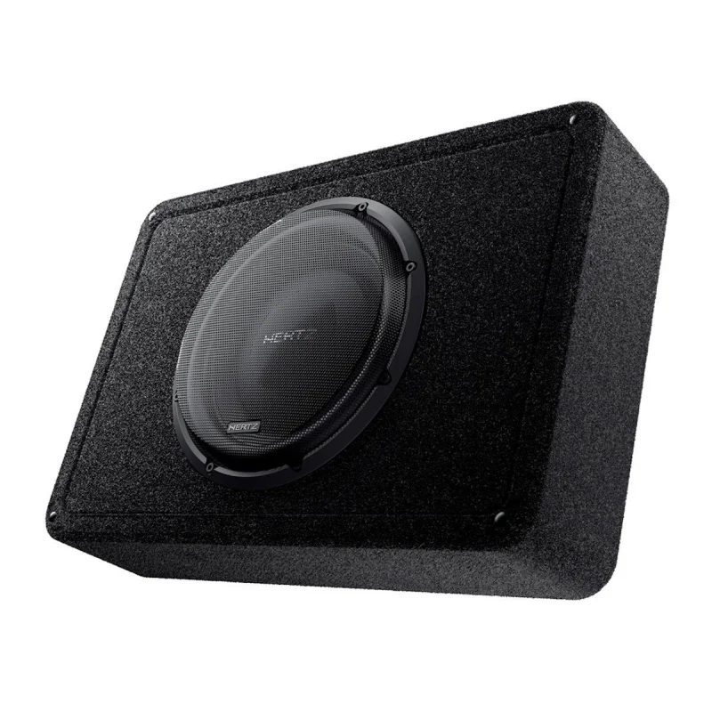 cajón subwoofer plano 10" hertz mpbx 250 S2 mille pro 500w a 2 ohmios
