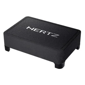 hertz mpbx 250 S2 2 ohmios cajón sellado ultra slim con subwoofer de 10"