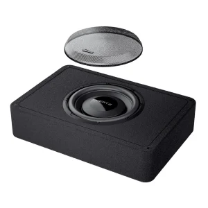 cajón sellado ultra slim con subwoofer de 12" hertz mpbx 300 s2 2 ohmios
