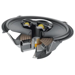 hertz mpx 690.3 pro pareja de altavoces coaxiales 6x9" de 3 vías construccion
