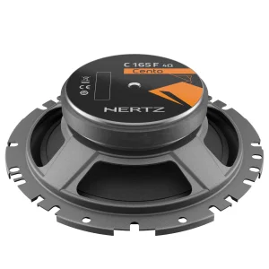 imán de ferrita de alta densidad y el chasis aerodinámico de diseño estilizado del woofer hertz c 165 f serie cento.
