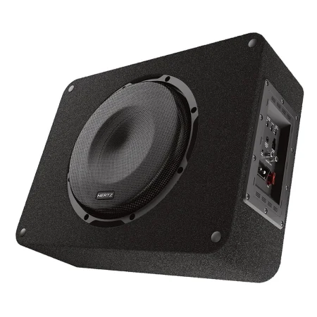 subwoofer activo 10" hertz cba 250 con amplificador clase d 250w rms