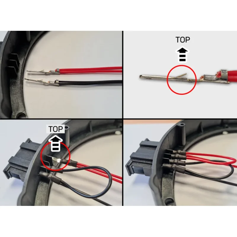 Separadpr altavoces para VW, Seat, Audi, Skoda, con conexión de altavoz OEM