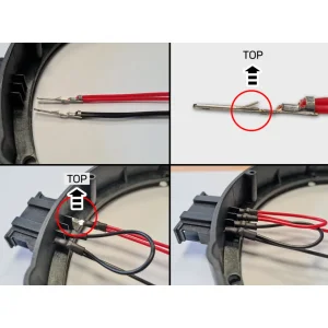 Separadpr altavoces para VW, Seat, Audi, Skoda, con conexión de altavoz OEM