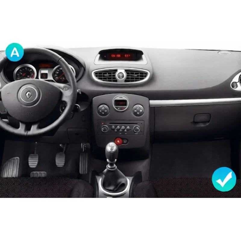radio navegador renault clio 3 2005 2014 carplay wireless pantalla radio antes instalación