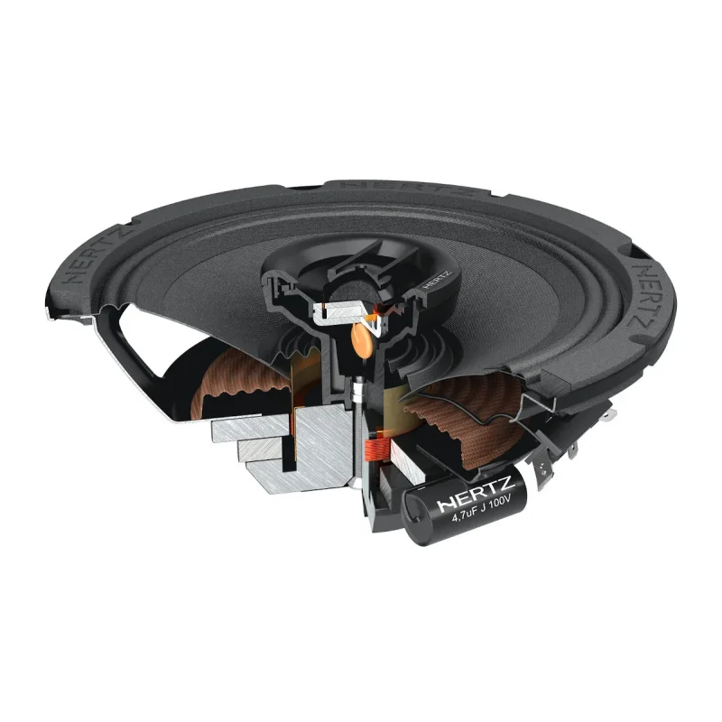 pareja de coaxiales de neodimio 165 mm 6.5" hertz sx 165 neo spl show