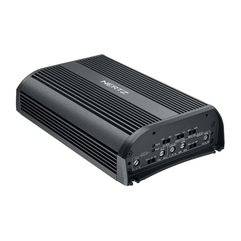 hertz sp 4.900 serie spl show clase d 1000w rms amplificador 4 canales