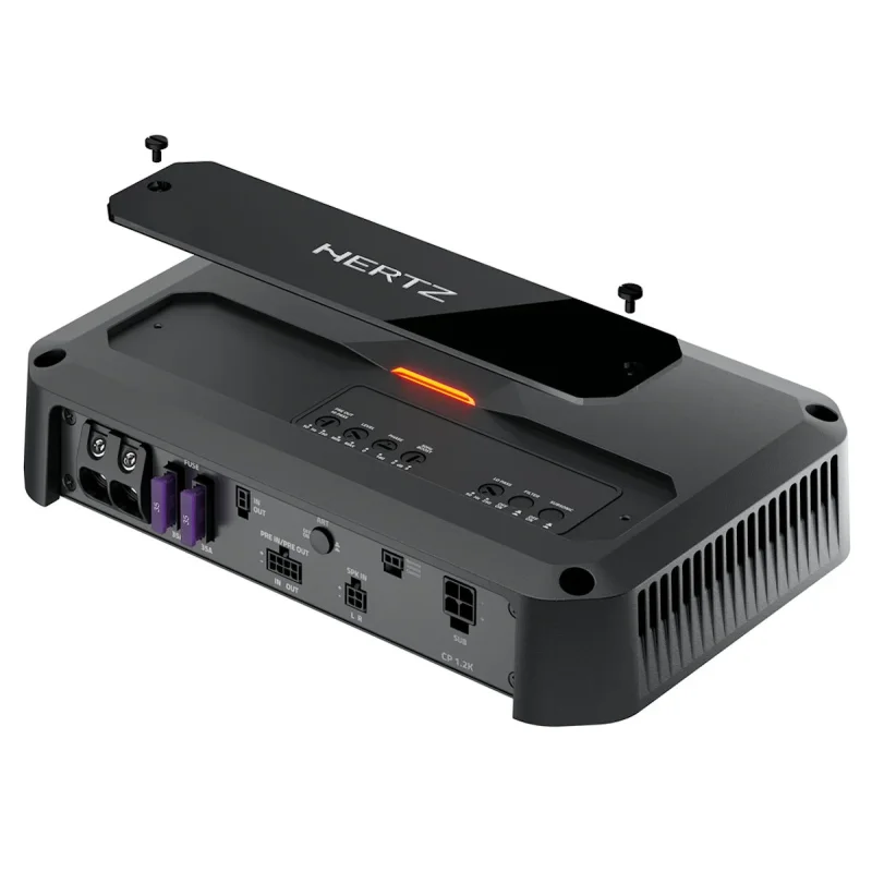 hertz cp 1.2k serie cento power clase d 1200w rms amplificador mono canal