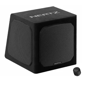 subwoofer activo 8" hertz dba 201 con doble radiador pasivo 440w pico