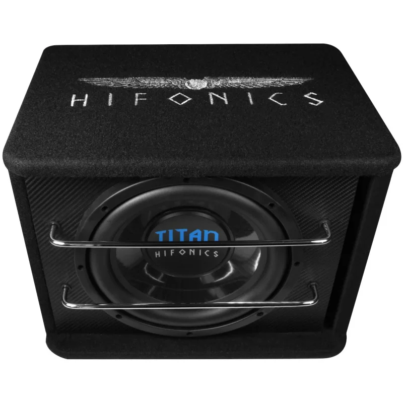 hifonics TSA250R 10", serie titan bass reflex, 300w rms, subwoofer activo
