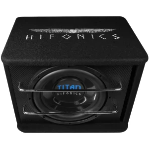 hifonics TSA250R 10", serie titan bass reflex, 300w rms, subwoofer activo