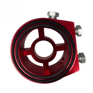 Adapatdor para instalar sensores de temperatura y presión de aceite.