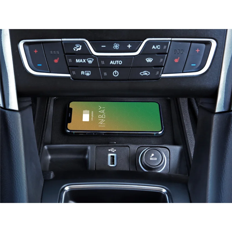 Ford Mondeo cargador inbay base inalámbrico carga Qi