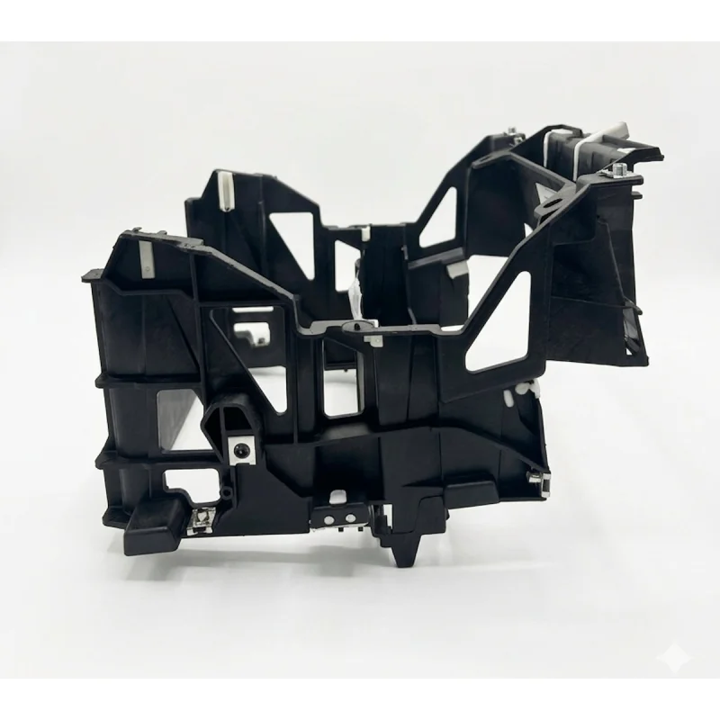 Vista lateral bastidor soporte interior consola central Audi A3 8P