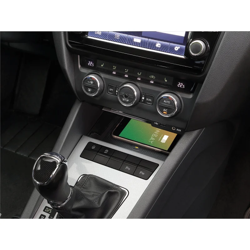 INBAY cargador base inalámbrico carga Qi Skoda Octavia 10W