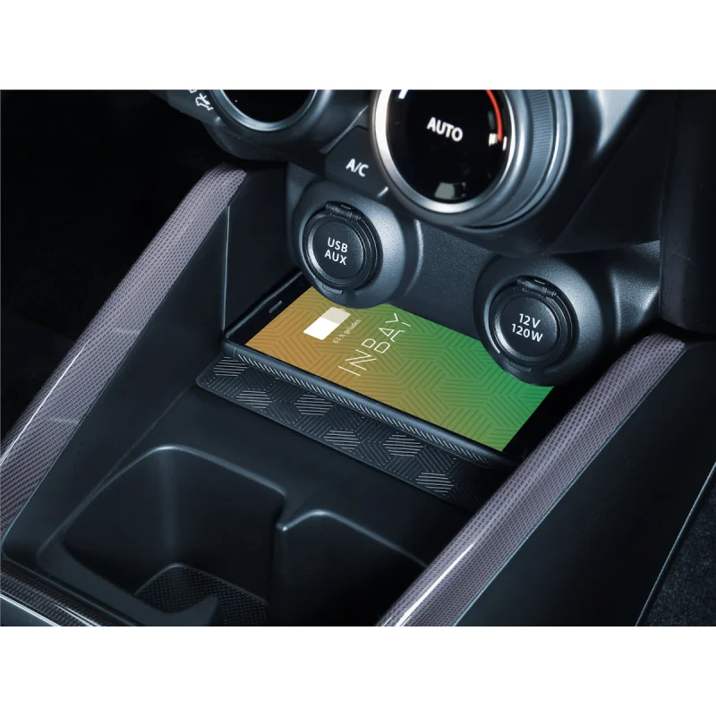 Instalacion base INBAY cargador inalambrico consola Suzuki Swift