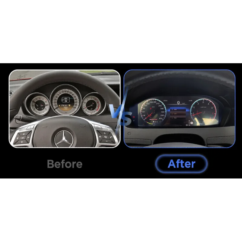 Antes y después de instalación, cuadro original y cuadro digital.