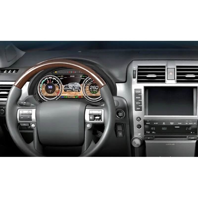 Resultado Instalación de cuadro digital en Lexus GX