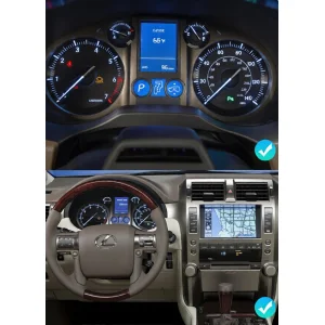 Cuadro e serie y salpicadero compatible con instalación