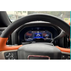 resultado tras instalación de cuadro de instrumentos digital de 12.3 pulgadas para Chevrolet Silverado y GMC Sierra