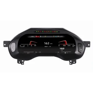 Vista frontal cuadro de instrumentos digital panorámico de 12.3 pulgadas estilo Virtual Cockpit para Audi A6 y A7
