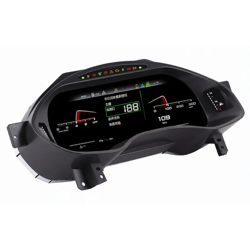 Vista lateral cuadro de instrumentos digital panorámico de 12.3 pulgadas estilo Virtual Cockpit para Audi A6 y A7