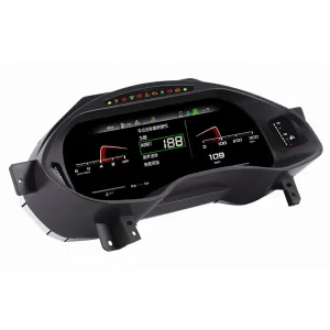 Vista lateral cuadro de instrumentos digital panorámico de 12.3 pulgadas estilo Virtual Cockpit para Audi A6 y A7