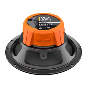 Vista trasera altavoz coaxial de 2 vías Hertz DCX 165.3 de 165 mm de diámetro