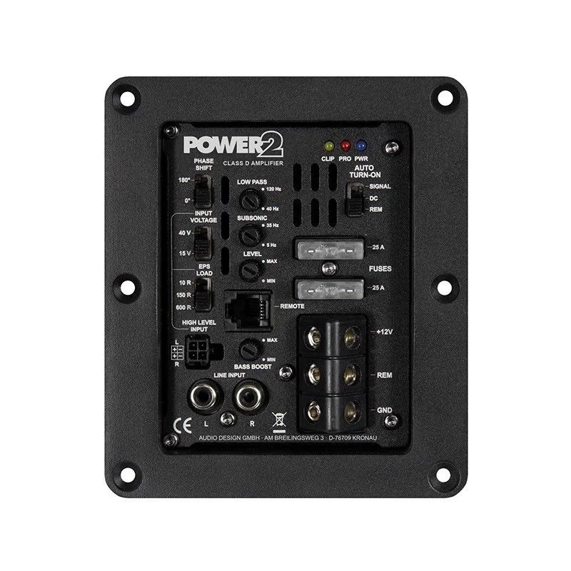 ESX Audio POWER2, Amplificador mono canal, clase D