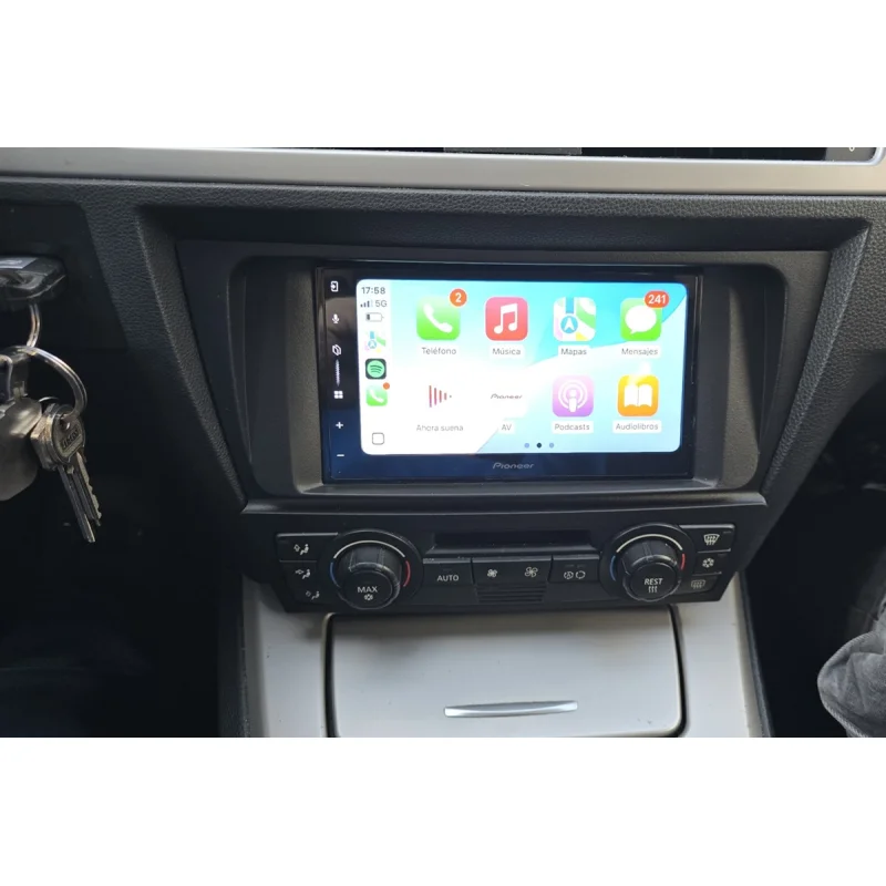 Pantalla Pioneer instalada en BMW E90 e91 e92 e93
