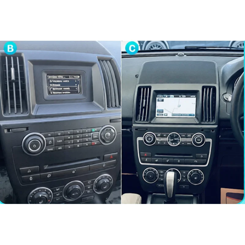 Salpicaderos compatibles con la instalación de la pantalla tipo tesla para Freelander 2