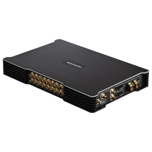 Panel lateral del amplificador High-End Goldhorn DSPA 1616 ULTRA