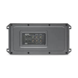 Panel de control y ajustes de filtros del amplificador marino de 3 canales JL Audio MX600/3.