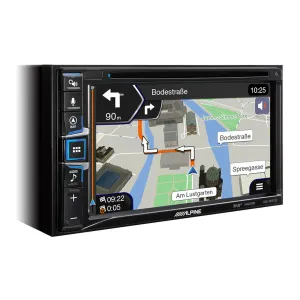 Radio navegador Alpine INE-W611D mostrando el navegador tomtom