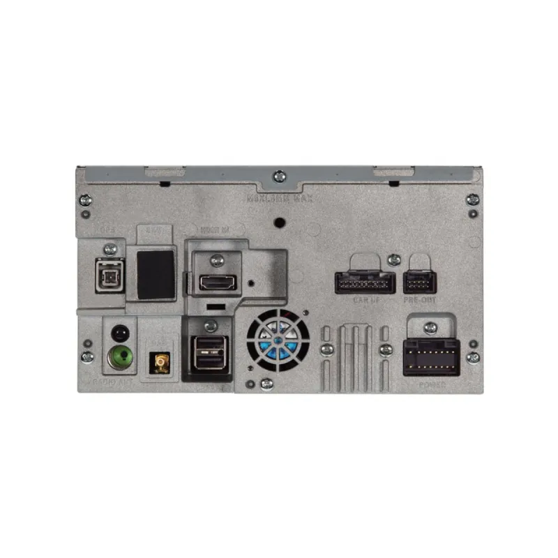 radio navegador alpine INE-W611D parte trasera y conexiones
