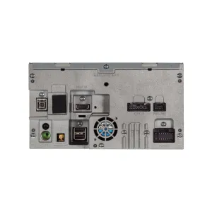 radio navegador alpine INE-W611D parte trasera y conexiones