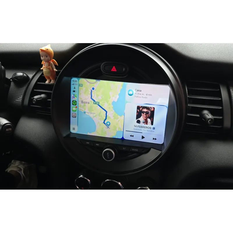 Resultado de instalación mostrando el carplay.