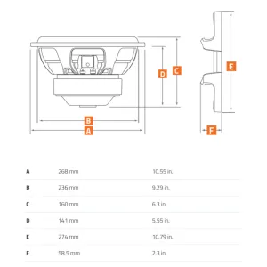 Dimensiones MP 250 D2.3