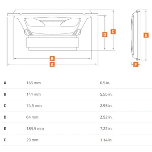 Dimensiones MP 165P.3