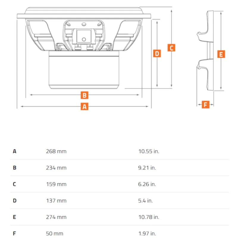 Dimensiones ML 2500.3