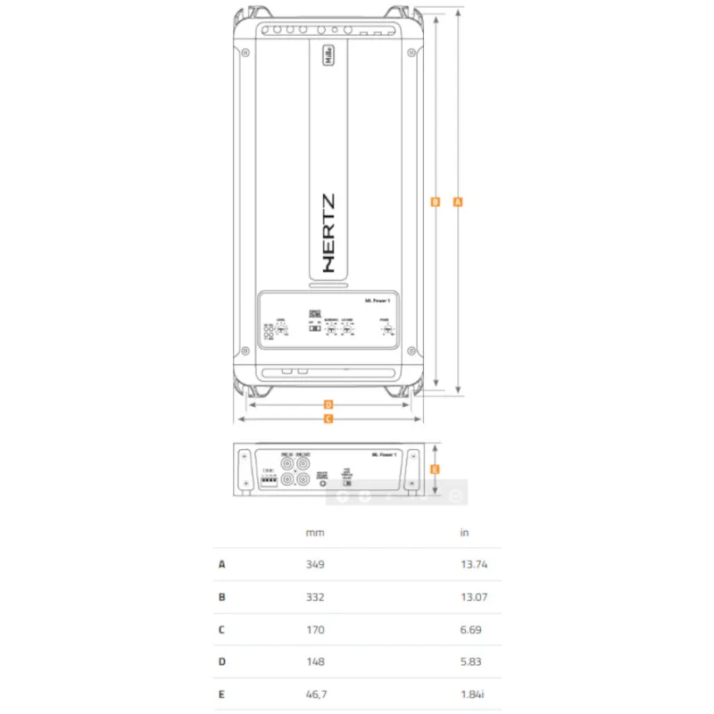 Dimensiones ML Power 1