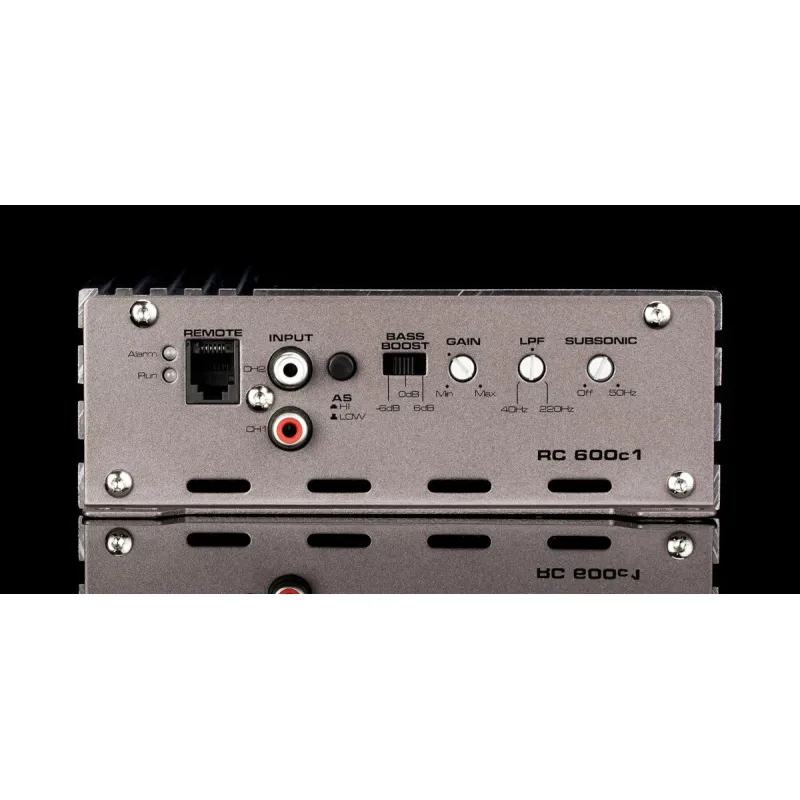 conexiones de entrada del amplificador Gladen Audio RC 600c1 G3