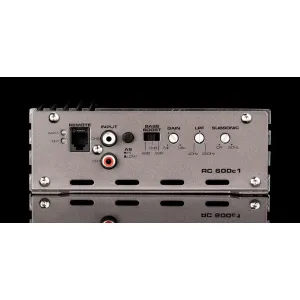 conexiones de entrada del amplificador Gladen Audio RC 600c1 G3