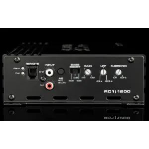 Entradas del amplificador Gladen RCore 1