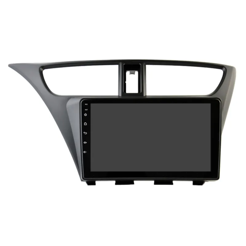 Vista de la radio con la pantalla apagada para el Honda Civic Hatchback 2012-2017
